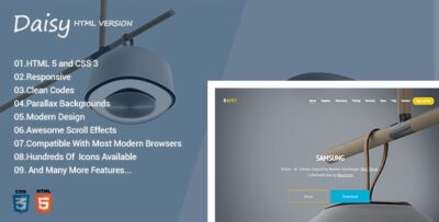 Daisy - Creative Onepage Template
