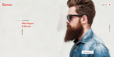 DAMON - Resume HTML Template