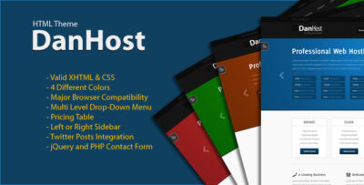 DanHost - Hosting Template