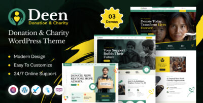 Deen - Donation & Charity WordPress Theme