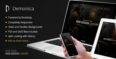 Demonica - Responsive Multi-Purpose Template