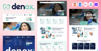 Denox - Dentist and Dental Clinic HTML5 Template
