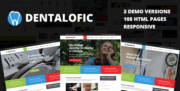 Dentalofic - Dentist, Medical and Healthcare HTML Template Dentalofic - Dentist, Medical and Healthcare HTML Template