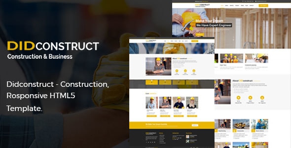 Didconstruct- Construction and Business Responsive HTML5 Template. Didconstruct- Construction and Business Responsive HTML5 Template.