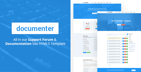Documenter - All in One Support, Knowledgebase, Documentation Website HTML5 Site Template Documenter - All in One Support, Knowledgebase, Documentation Website HTML5 Site Template