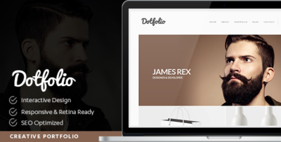 Dotfolio- Creative Portfolio for Artists and Designers
