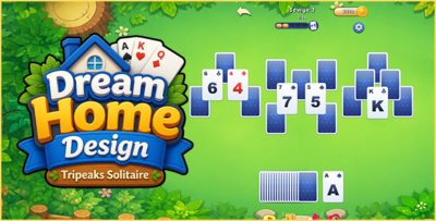 Dream Home Design - Tripeaks Solitaire | 5000 Levels HTML5 Puzzle Game