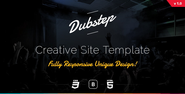 Dubstep - Creative Site Template Dubstep - Creative Site Template
