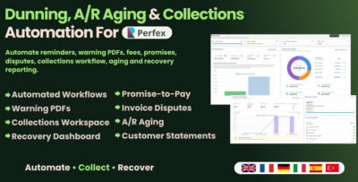 Dunning, A/R Aging & Collections Automation for Perfex CRM