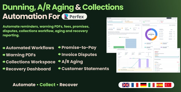 Dunning, A/R Aging & Collections Automation for Perfex CRM Dunning, A/R Aging & Collections Automation for Perfex CRM
