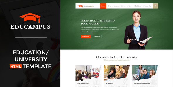 Educampus - Education & University HTML Template Educampus - Education & University HTML Template