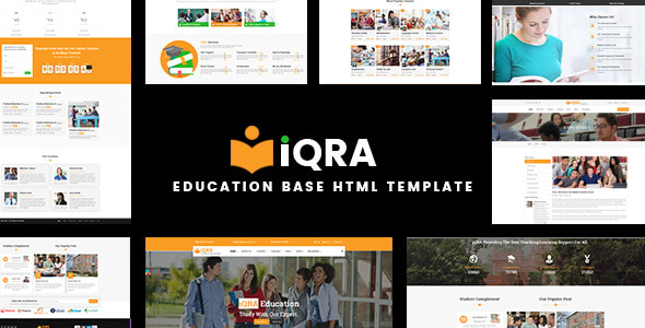 Education Base HTML Template - iQRA Education Base HTML Template - iQRA