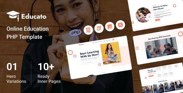 Educato - Online Education PHP Template Educato - Online Education PHP Template