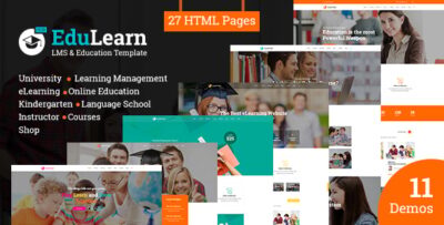 EduLearn Hub - Multi-Purpose LMS & Education Template