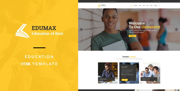 EduMax : Education & Courses HTML Template EduMax : Education & Courses HTML Template