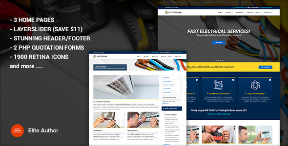 Electrician - Site Template Electrician - Site Template