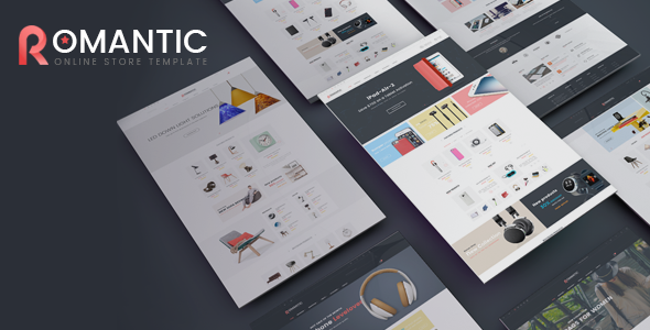 Electronics Fashion Store HTML Template - Romantic Electronics Fashion Store HTML Template - Romantic