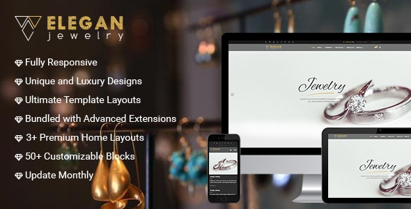 Elegance - Magento Responsive Jewelry Theme Elegance - Magento Responsive Jewelry Theme