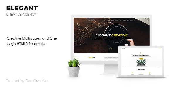 Elegant | Creative Multipages and One page HTML5 Template Elegant | Creative Multipages and One page HTML5 Template
