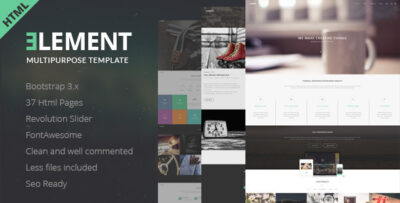 ELEMENT - Multipurpose HTML5 Template