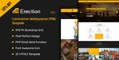 Erection - Construction Multipurpose HTML5 Template