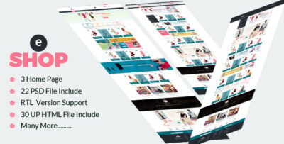 eShop-Multipurpose eCommerce HTML Template