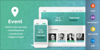 Event - One Page HTML Template