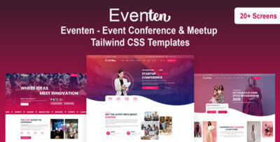 Eventen - Event Conference & Meetup Tailwind CSS Templates