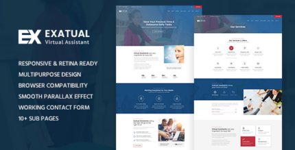 Exatual - Virtual Assistant HTML Template