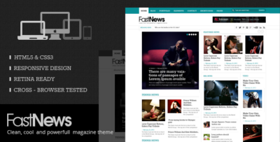 FastNews -  HTML5 Magazine Template
