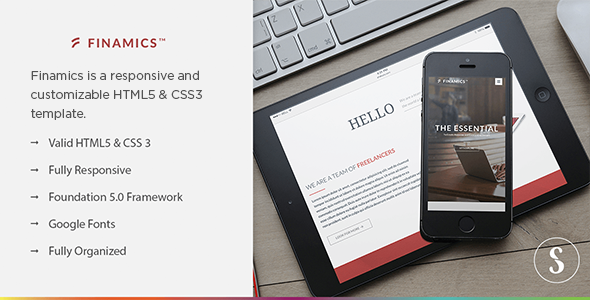 Finamics | One Page Template Finamics | One Page Template