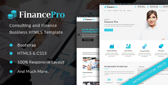 FinancePro - Consulting and Finance Business HTML Template FinancePro - Consulting and Finance Business HTML Template
