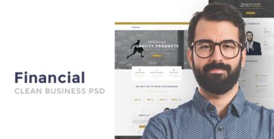 Financial - Clean Business HTML Template