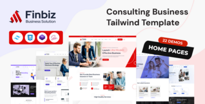 Finbiz - Consulting Business Tailwind CSS HTML Template