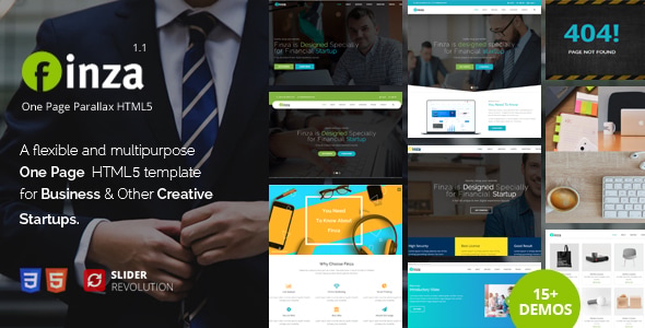 Finza - One Page Parallax Finza - One Page Parallax