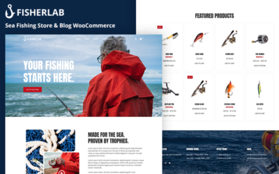 FishingLab – Sea Fishing Store & Blog WooCommerce Theme