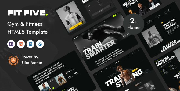 FitFive - Gym & Fitness HTML Template FitFive - Gym & Fitness HTML Template