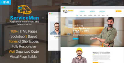 Fixetics - Household Appliance Installation and Maintenance HTML Template