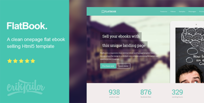 FlatBook - Flat Ebook Selling Html Template