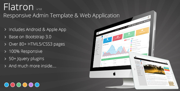 Flatron - Responsive Admin Template & Web App Flatron - Responsive Admin Template & Web App