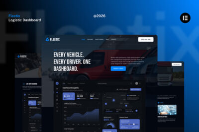 Fleetix - Fleet & Vehicle Operations Management Website Elementor Kit