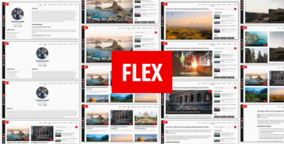Flex - Personal Resume / Blog / Portfolio Template