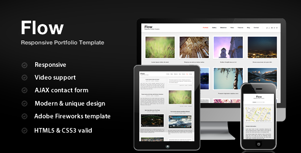 Flow - Responsive Portfolio Flow - Responsive Portfolio
