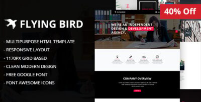Flying Bird Multipurpose HTML5 Template