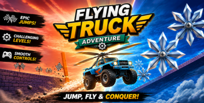 Flying Truck Adventure | HTML5 Arcade Adventure Game