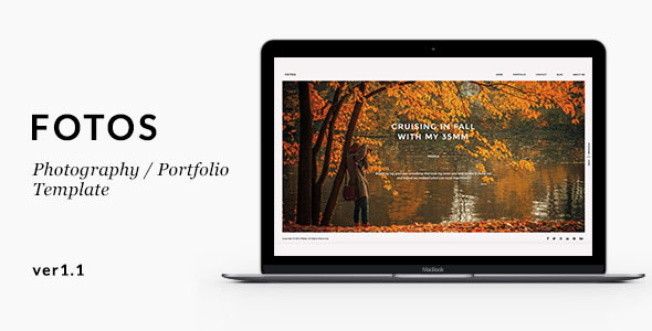 Fotos - Minimalistic Photography / Portfolio Template Fotos - Minimalistic Photography / Portfolio Template