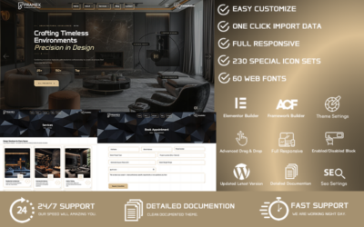 Framex – Architecture & Interior Design WordPress Theme