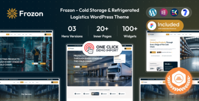 Frozon - Cold Storage & Refrigerated Logistics WordPress Theme