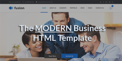 Fusion - A Modern Business HTML Template