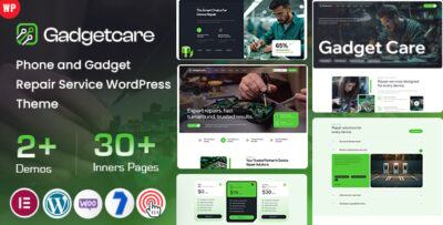 Gadgetcare - Phone and Gadget Repair Service WordPress Theme